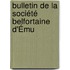 Bulletin De La Société Belfortaine D'Ému
