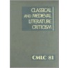 Classical and Medieval Literature Criticism door Onbekend