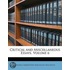 Critical And Miscellaneous Essays, Volume 6