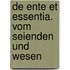 De Ente et Essentia. Vom Seienden und Wesen