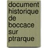 Document Historique de Boccace Sur Ptrarque