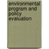 Environmental Program And Policy Evaluation