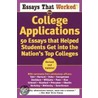 Essays That Worked for College Applications door Brian Kasbar