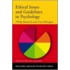 Ethical Issues And Guidelines In Psychology