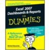 Excel 2007 Dashboards & Reports for Dummies door Michael Alexander