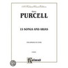 Fifteen Songs and Airs for Soprano or Tenor by Unknown