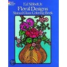 Floral Designs Stained Glass Colouring Book door Ed Sibbett Jr.