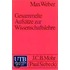 Gesammelte Aufsätze zur Wissenschaftslehre