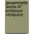 Gesammelte Werke 47. Professor Vitzliputzli