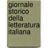 Giornale Storico Della Letteratura Italiana
