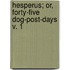 Hesperus; or, Forty-five Dog-post-days V. 1