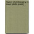 History of Philosophy in Islam (Dodo Press)