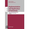 Implementation And Applications Of Automata door Onbekend