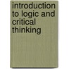 Introduction To Logic And Critical Thinking door Merrilee Salmon