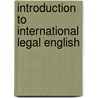 Introduction to International Legal English door Translegal