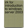 Irk For Introduction To Windows Server 2003 door Eric Ecklund