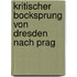 Kritischer Bocksprung Von Dresden Nach Prag