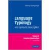 Language Typology And Syntactic Description door Timothy Shopen