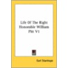 Life of the Right Honorable William Pitt V1 by Earl Stanhope