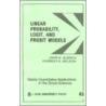Linear Probability, Logit And Probit Models door John Herbert Aldrich