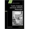Locke, Language And Early-Modern Philosophy by Hannah Dawson