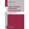 Logic, Language Information And Computation by Unknown