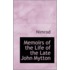 Memoirs Of The Life Of The Late John Mytton