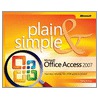 Microsoft Office Access 2007 Plain & Simple door Curtis Frye