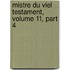 Mistre Du Viel Testament, Volume 11, Part 4