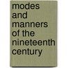 Modes and Manners of the Nineteenth Century door Oskar Fischel