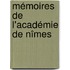 Mémoires De L'Académie De Nîmes