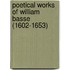 Poetical Works of William Basse (1602-1653)