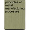 Principles of Metal Manufacturing Processes door Martin J. Bibby