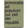 Provocatio Ad Populum Zur Zeit Der Republik by Ch F.M. Eisenlohr