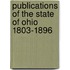 Publications of the State of Ohio 1803-1896