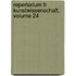 Repertorium Fr Kunstwissenschaft, Volume 24