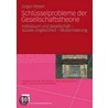 Schlüsselprobleme der Gesellschaftstheorie by Jürgen Ritsert