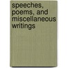 Speeches, Poems, And Miscellaneous Writings by Charles Jewett