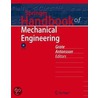 Springer Handbook Of Mechanical Engineering door Karl-heinrich Grote