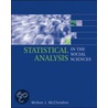 Statistical Analysis in the Social Sciences door McKee J. McClendon