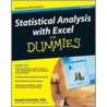 Statistical Analysis with Excel for Dummies door Joseph Schmuller
