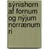 Sýnishorn Af Fornum Og Nýjum Norrænum Ri