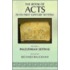 The Book Of Acts In Its Palestinian Setting
