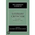 The Cambridge History Of Literary Criticism