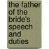 The Father Of The Bride's Speech And Duties