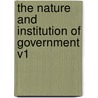 The Nature and Institution of Government V1 door William Smith
