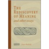 The Rediscovery of Meaning and Other Essays by Barfield Owen