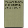 The Rock Tombs Of El-amarna, Parts V And Vi door Norman De Garis Davies