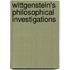 Wittgenstein's Philosophical Investigations
