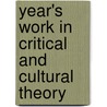 Year's Work in Critical and Cultural Theory door Stephen Regan